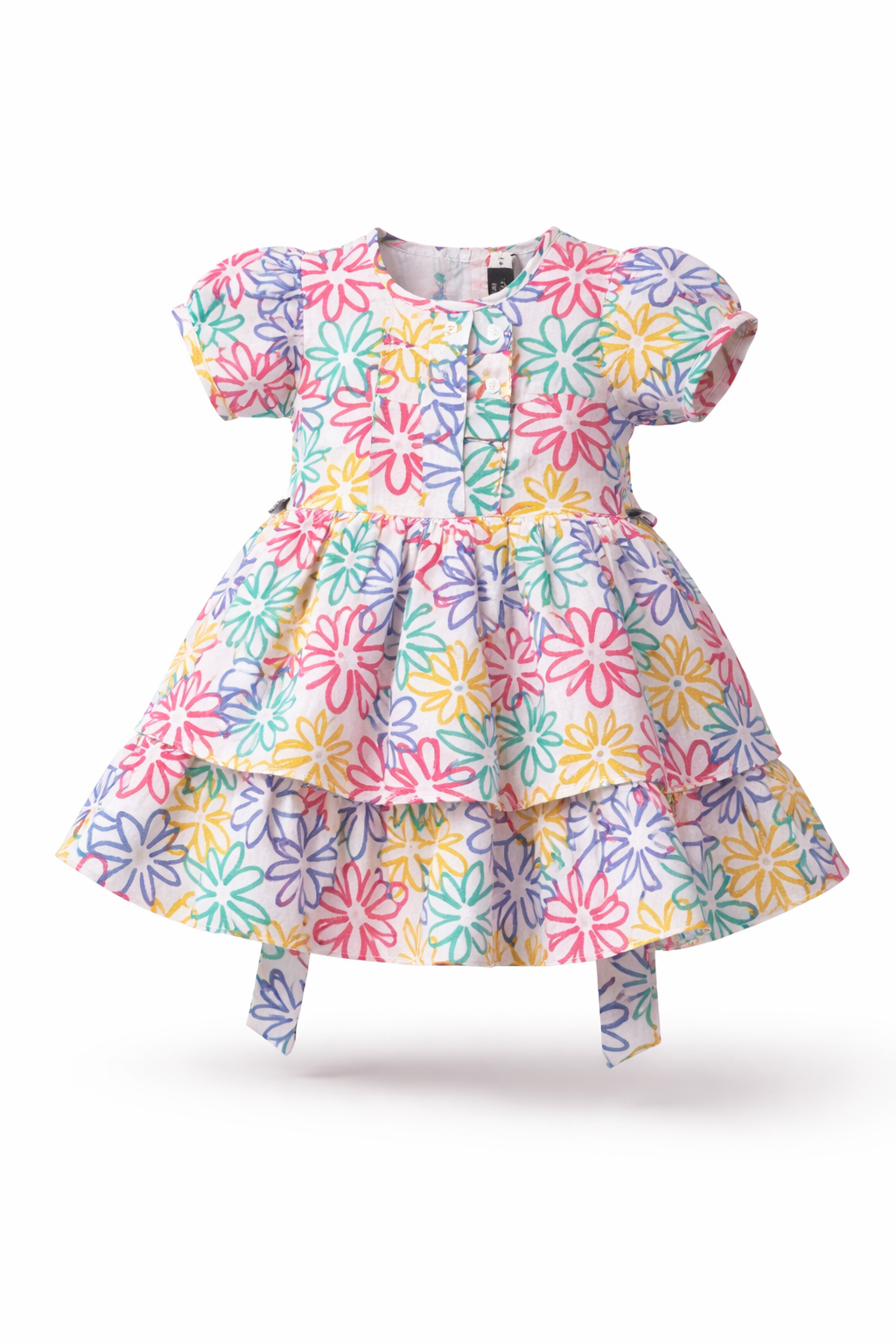 Layered Cotton Party Frock