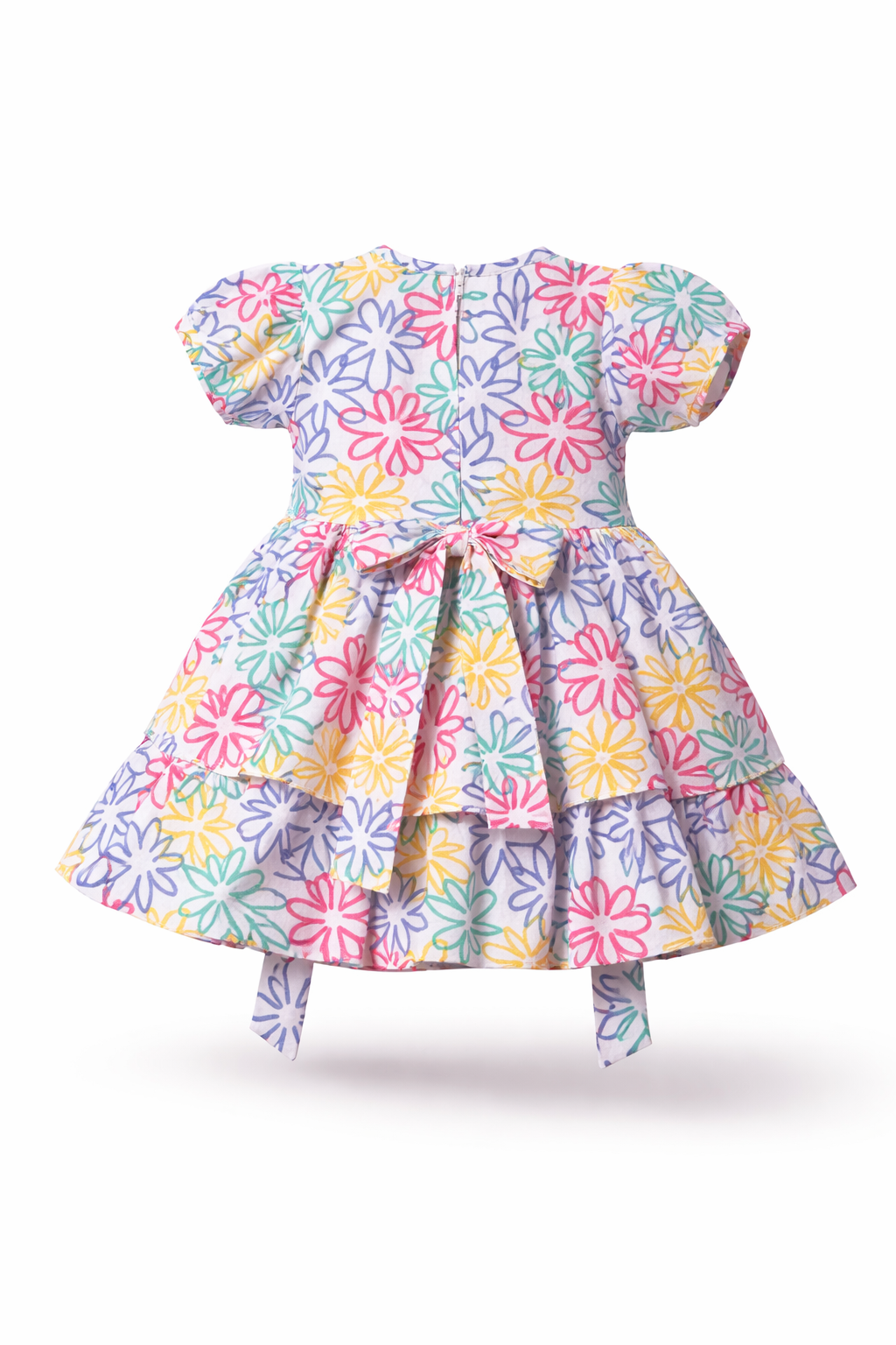 Layered Cotton Party Frock