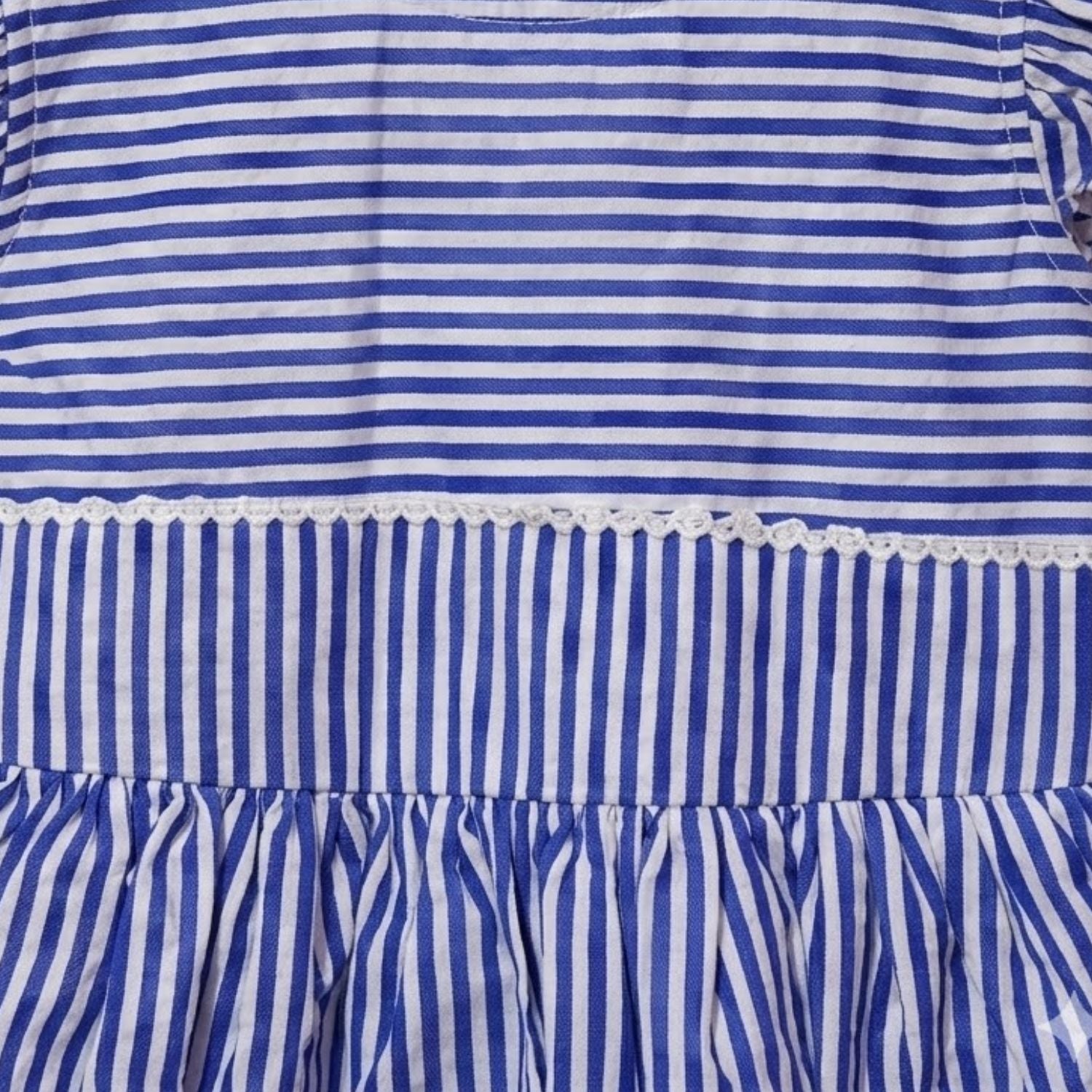 Classic Striped Printed Frock