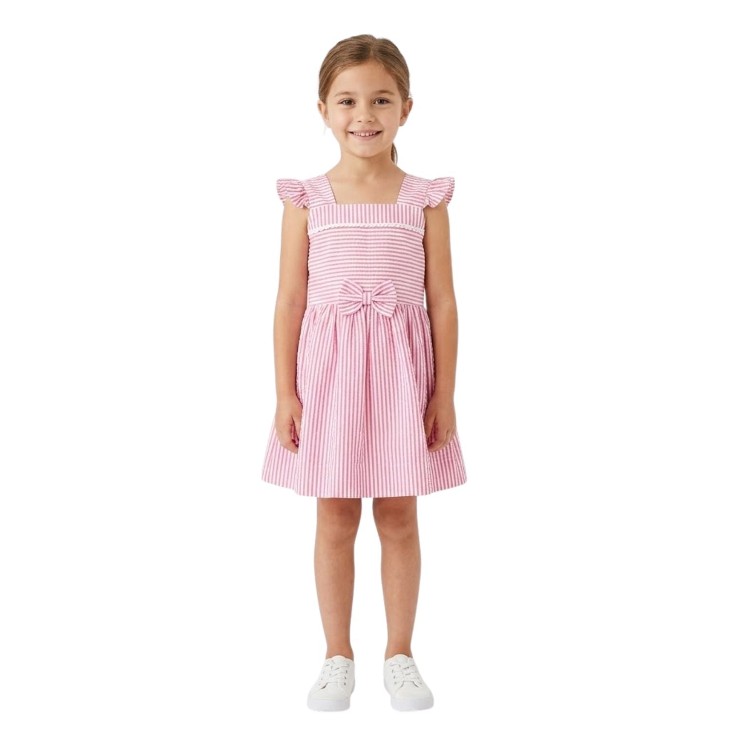 Classic Striped Printed Frock