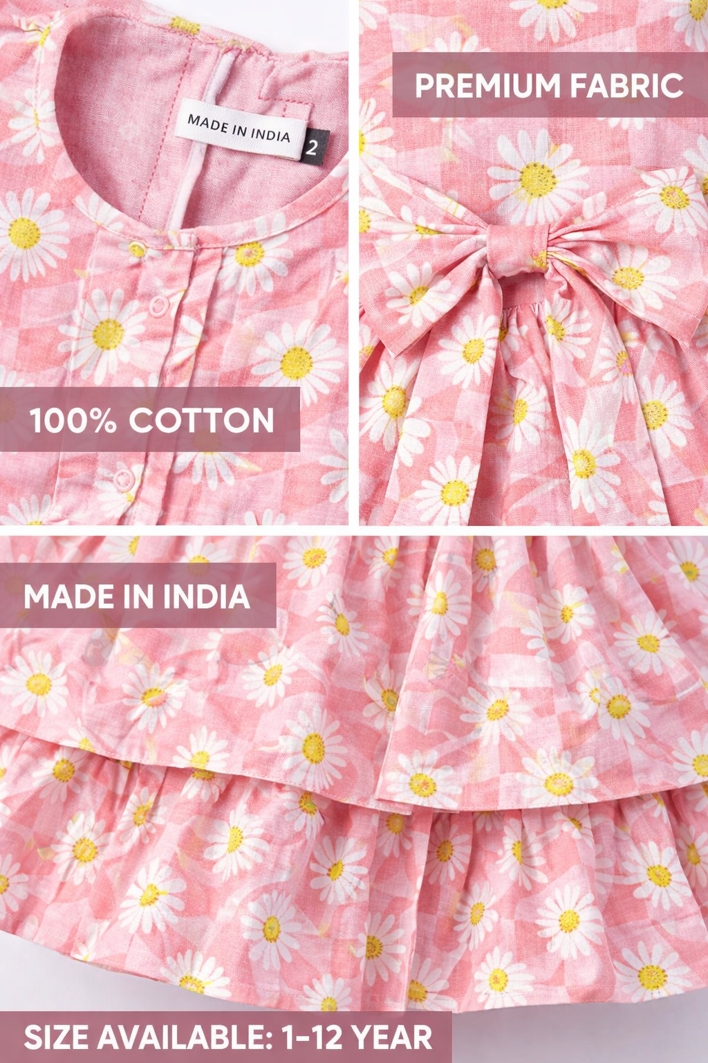 Layered Cotton Party Frock