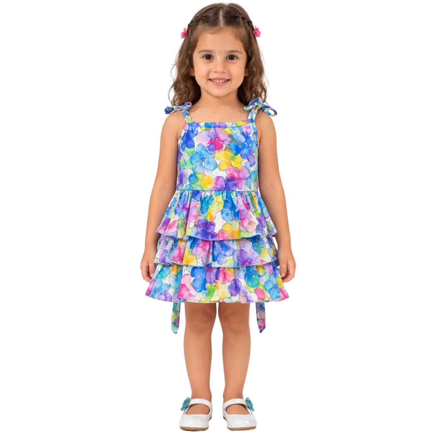 Floral Layered Party Frock